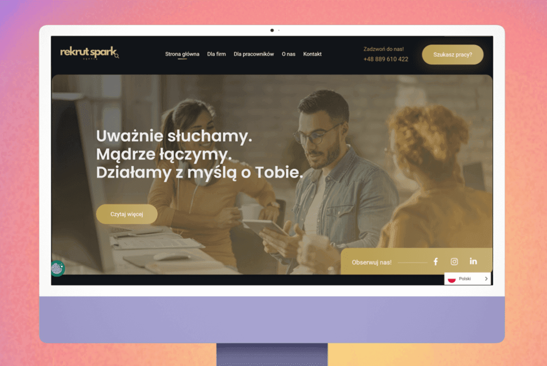 Rekrut Spark Website